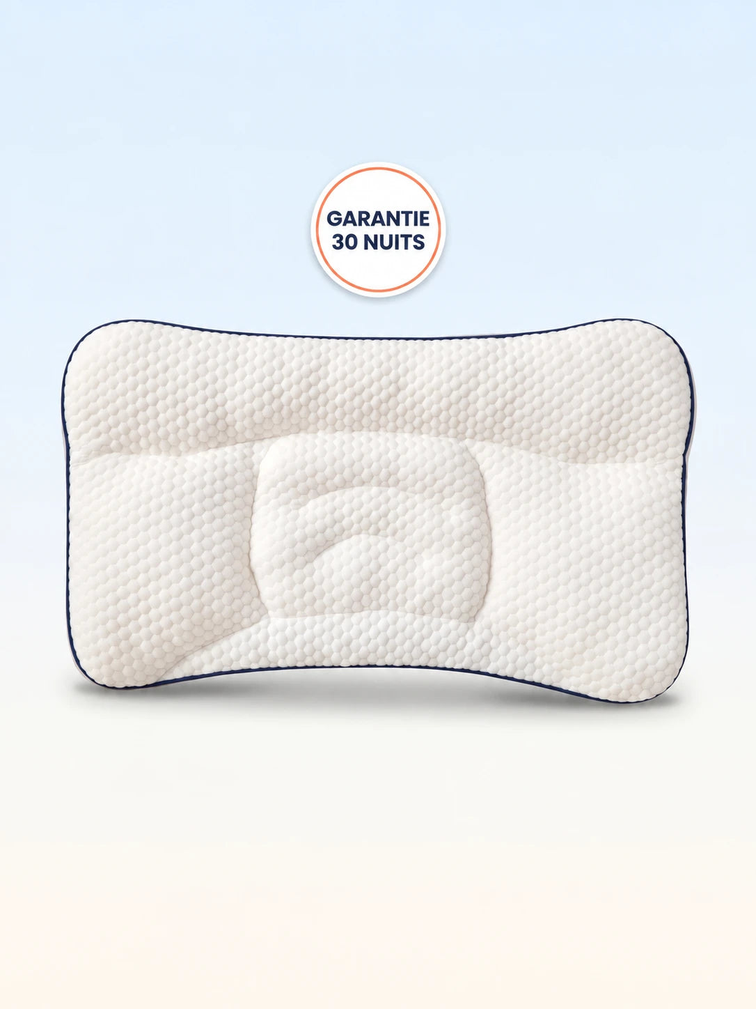 Oreiller ergonomique Cocon pour enfant, vue de face, housse Standard