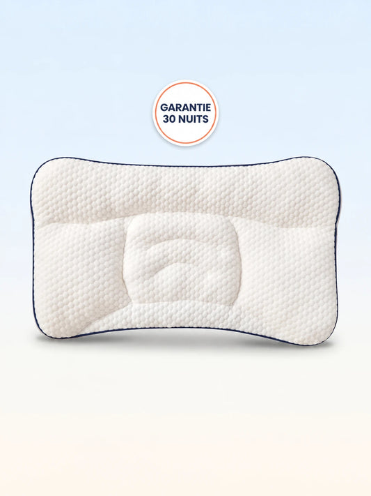 Oreiller ergonomique Cocon pour enfant, vue de face, housse Standard